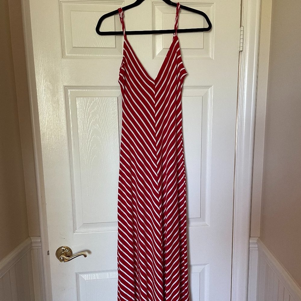 Red Striped Sundress